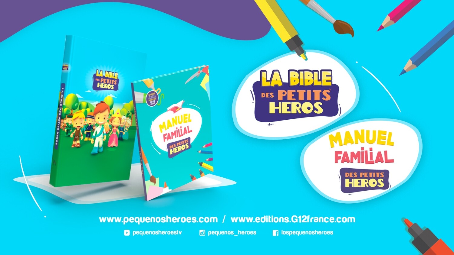 La bible des petits héros + Le manuel de la famille