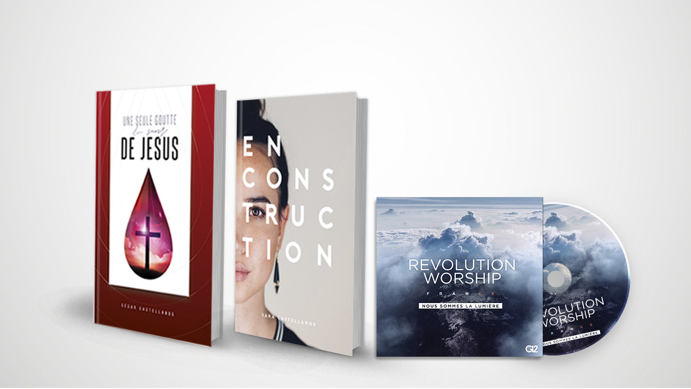 Pack " Une seule goutte de ton sang, En construction et Revolution Worship"